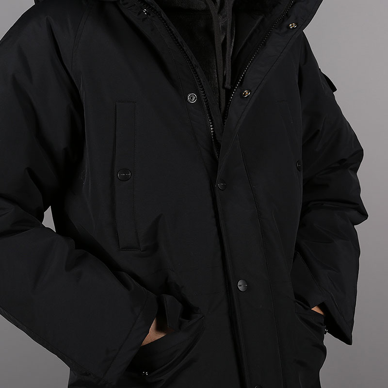 мужская черная куртка Carhartt WIP Anchorage Parka I000728-black - цена, описание, фото 2